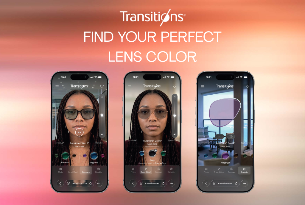 Transitions<sup>®</sup> Color Match™ New Generation